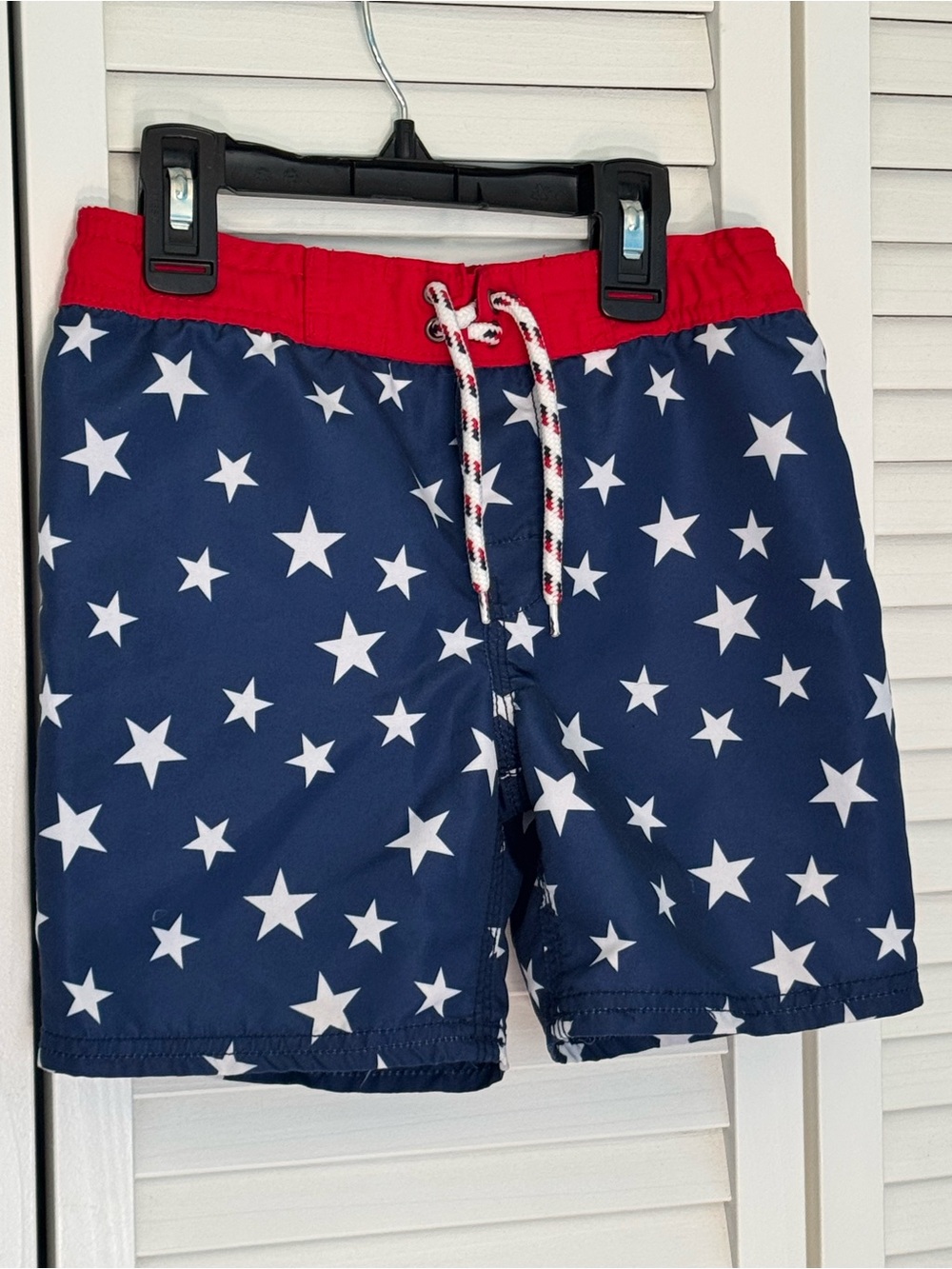 OshKosh Bigosh 4T Navy Star Print Swim Trunks